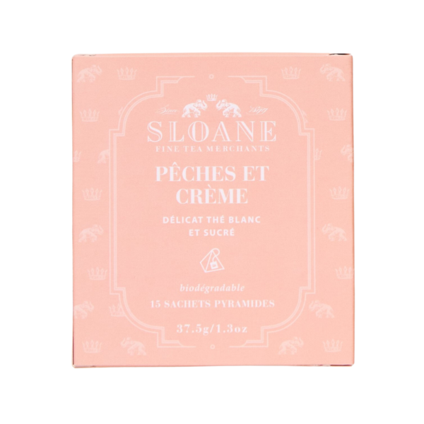Sloane Peaches & Cream Sweet And Delicate White Tea 37.5G