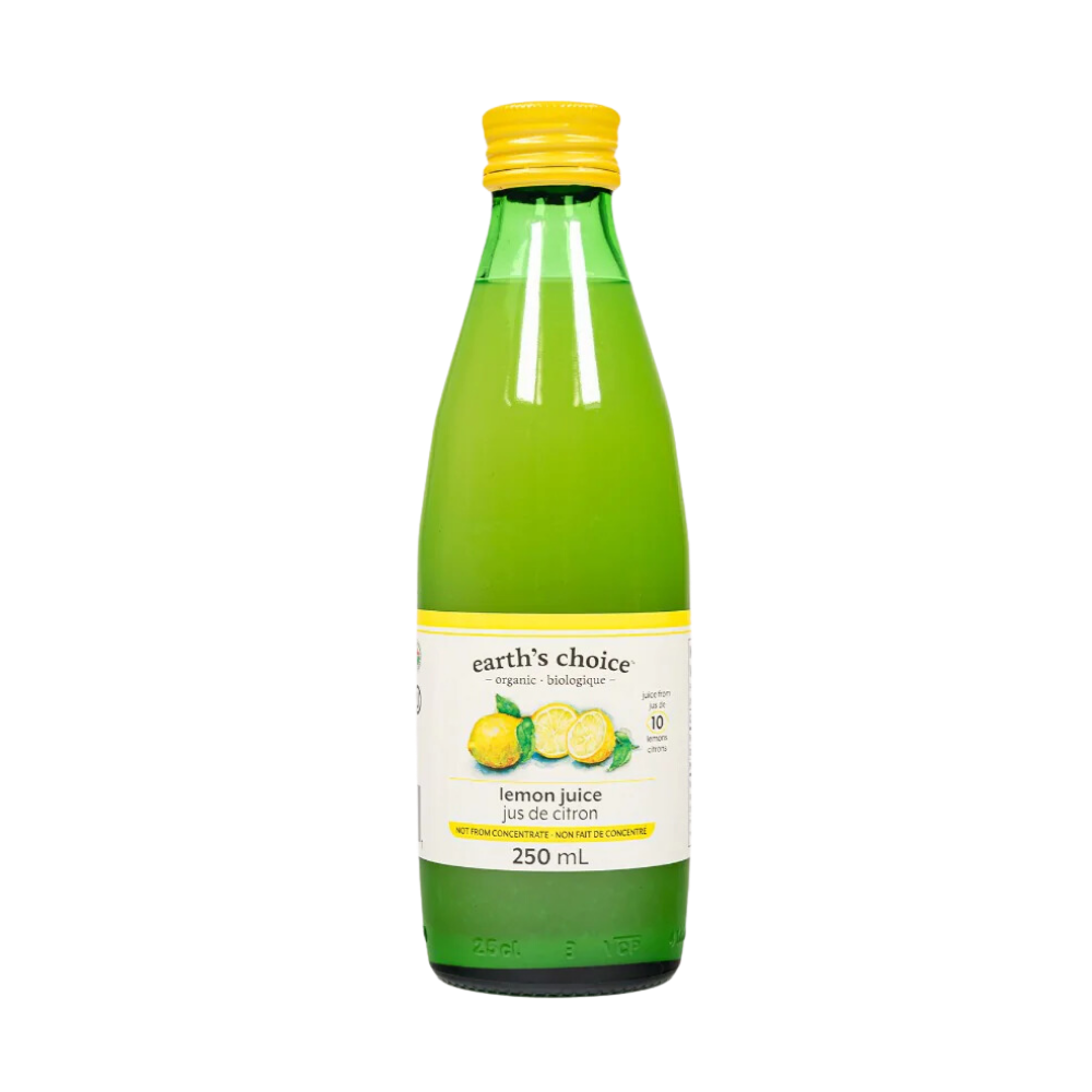 Earths Choice Organic Lemon Juice 250Ml