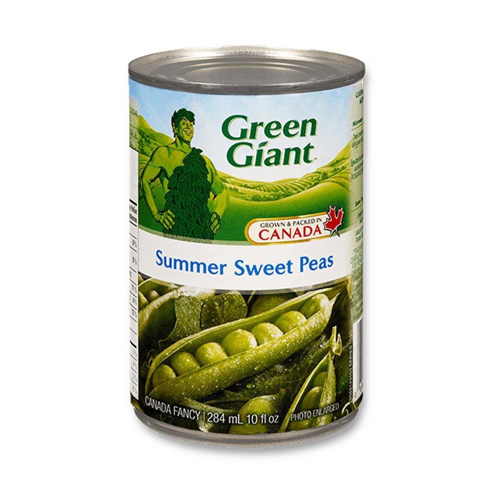 GREEN GIANT SWEET PEAS 284ML