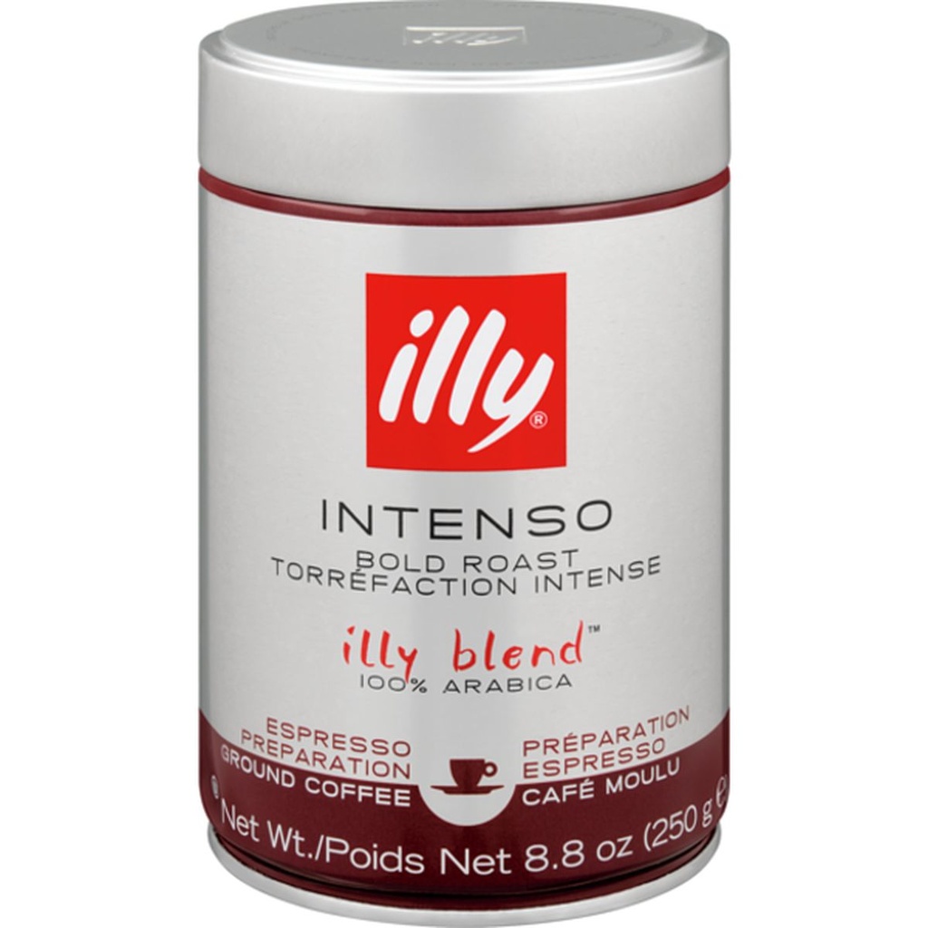 Illy Fine Ground Coffee Dark Roast 250G