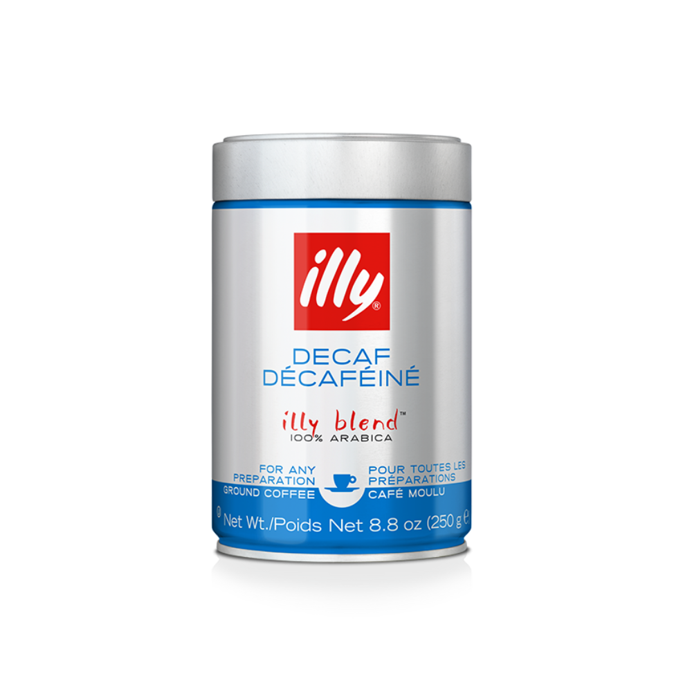 Illy Fine Grind Decaf Coffee 250G