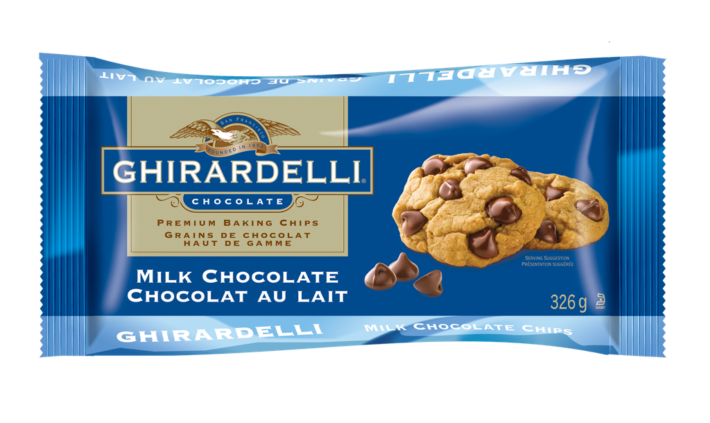 Ghirardelli Milk Chocolate Baking Chips 326G