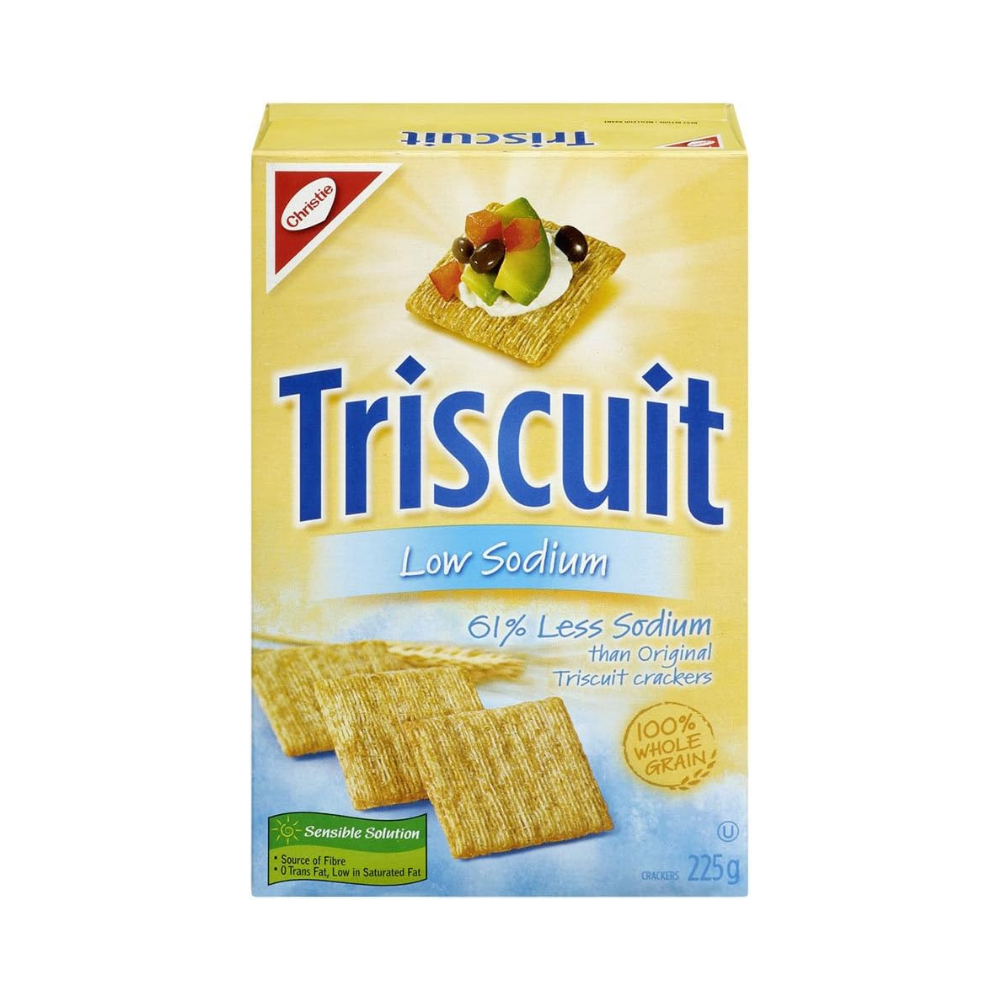 Triscuit 61% Less Sodium Crackers 225G