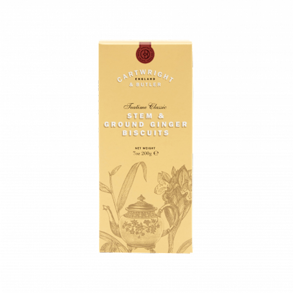 Cartwright & Butler Stem Ginger Biscuit Box 200g