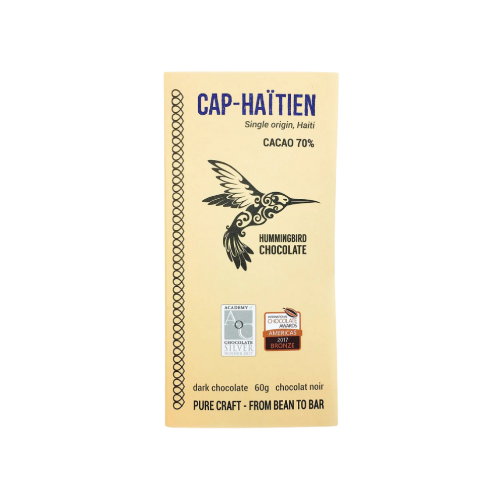 Hummingbird Chocolate Cap-hatien 70% 60g