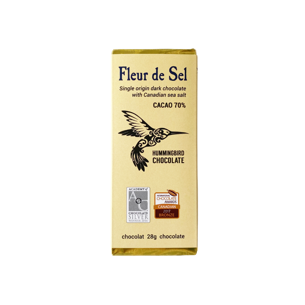 HUMM CHOC FLEUR DE SEL 70% 28G