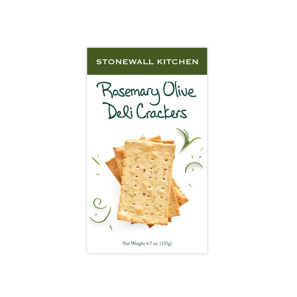 Stonewall Rosemary Olive Crackers 133G