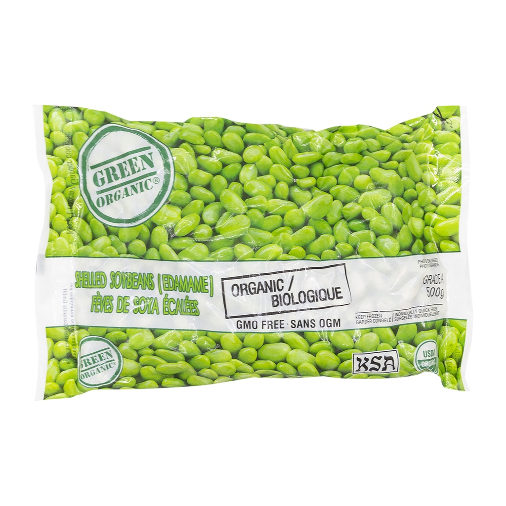 Green Organic Shelled Soybean 500G