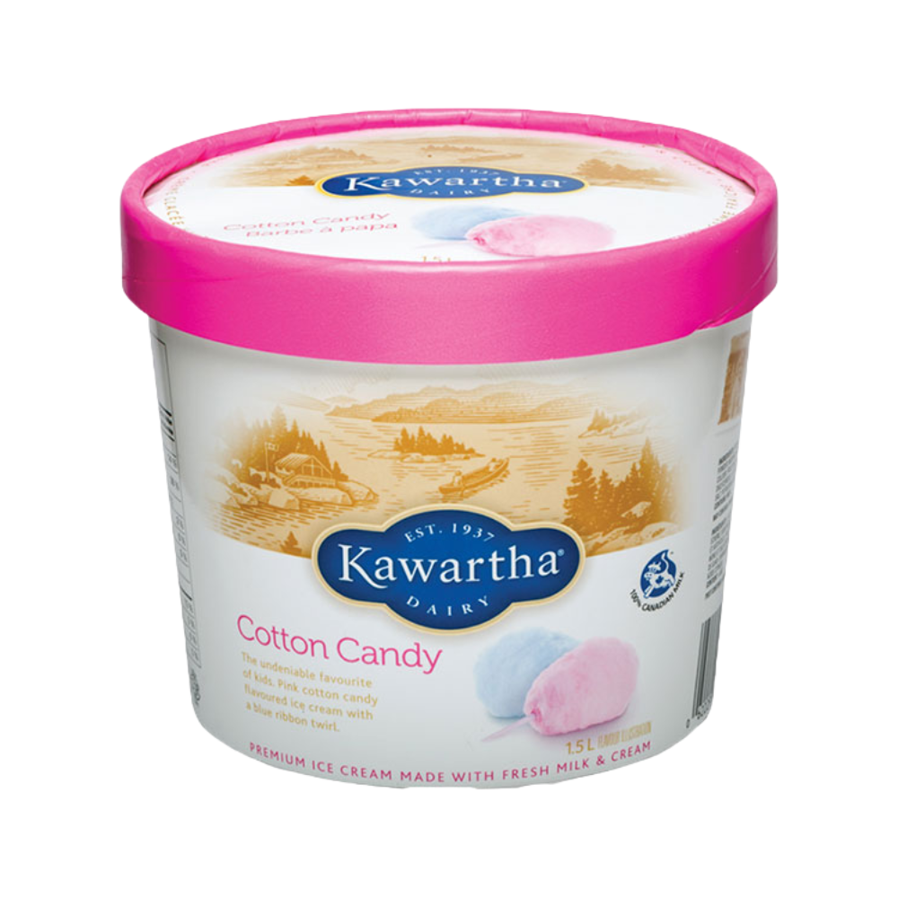 Kawartha Cotton Candy Ice Cream 1.5L