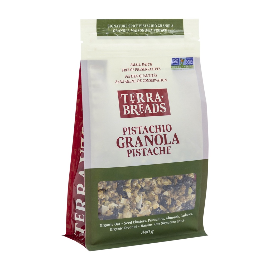 Terra Breads Pistachio Granola 340G