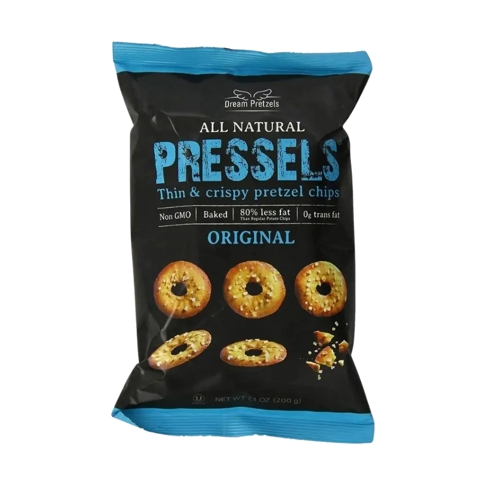 Pressels Thin & Crispy Pretzel Chips Sea Salt 200G