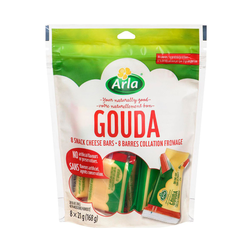 Arla Gouda Cheese Snacks 8X21G