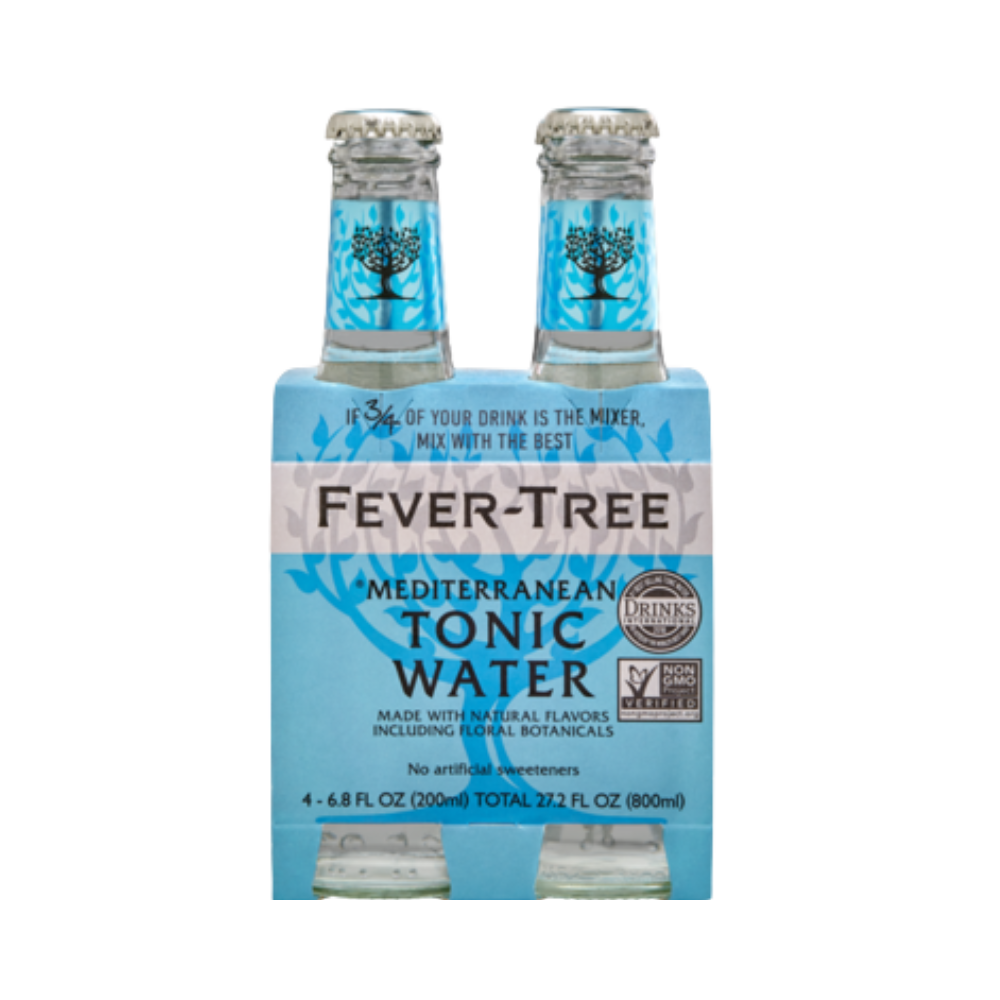 Fever Tree Mediterranean Tonic Water 4 X 200Ml