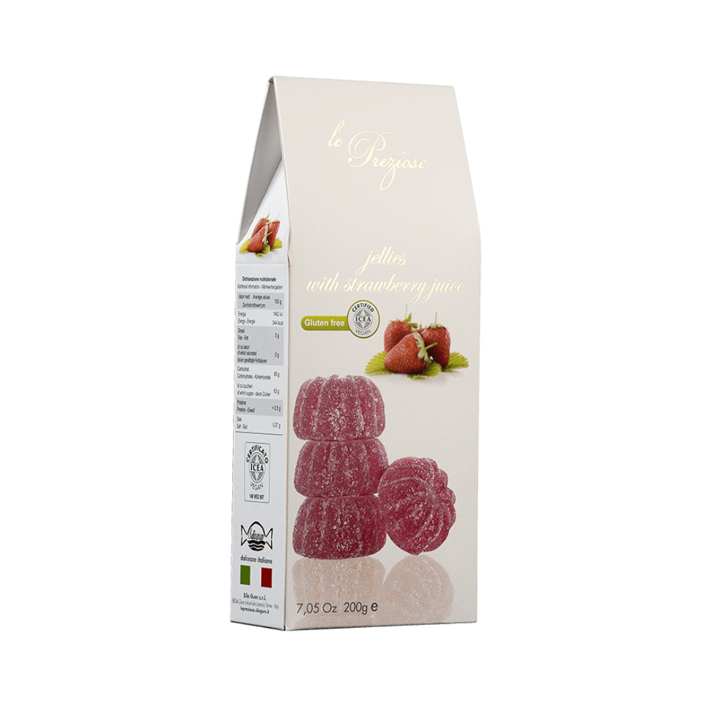 Le Preziose Strawberry Jellies 200g