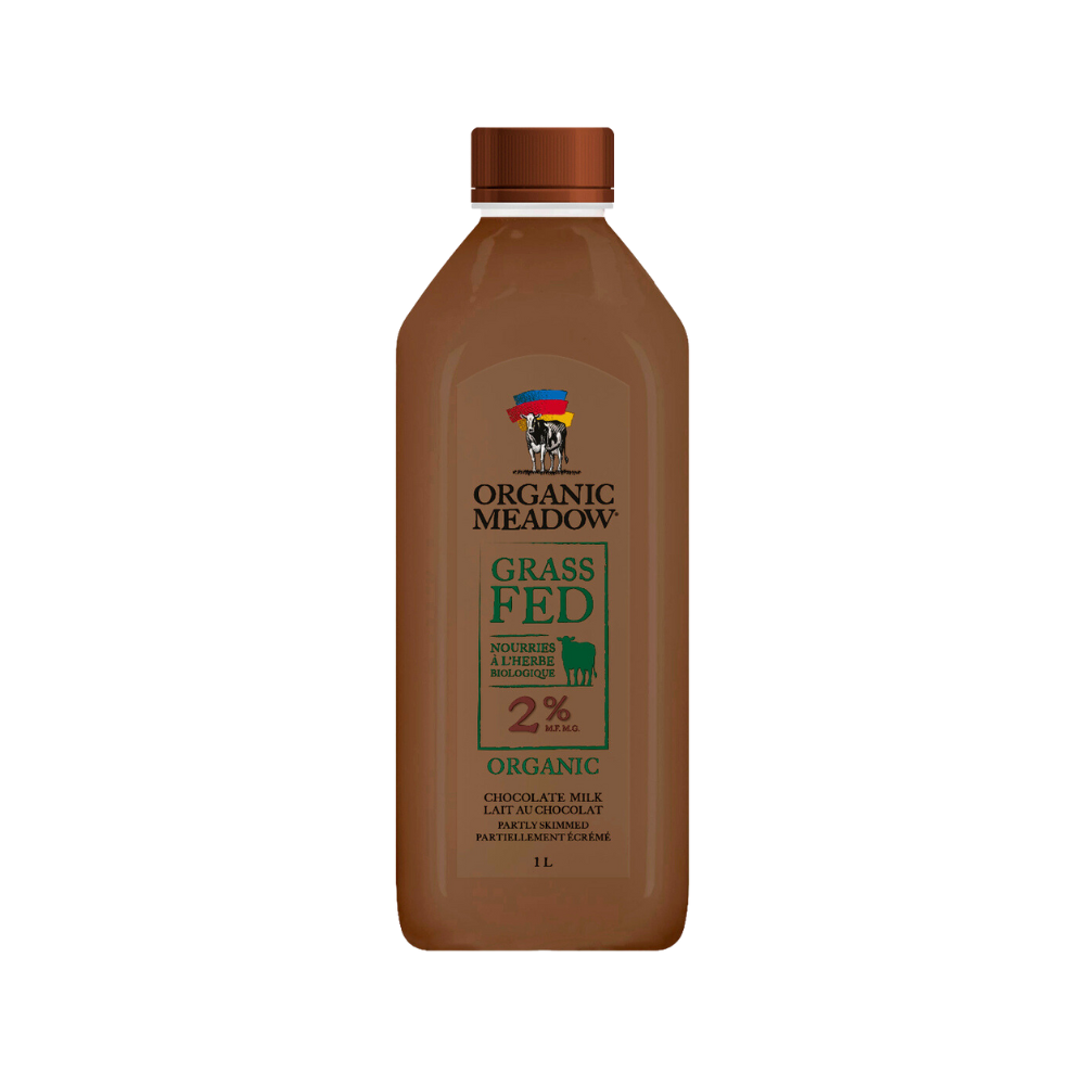 ORGANIC MEADOW GRASS FED 2% CHOCOLATE MILK 1L