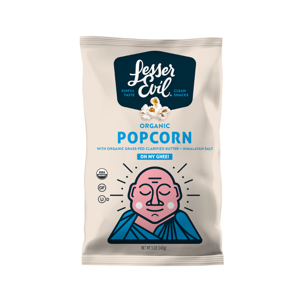Lesser Evil Organic Popcorn Oh My Ghee 140G