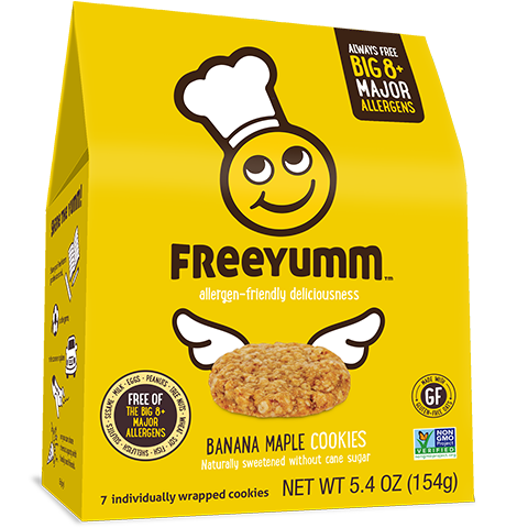 Freeyumm Banana Maple Cookies 154G