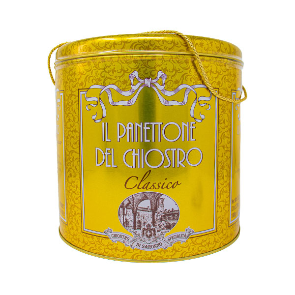 Chiostro Di Saronno Panettone Classico Gold Tin 1kg