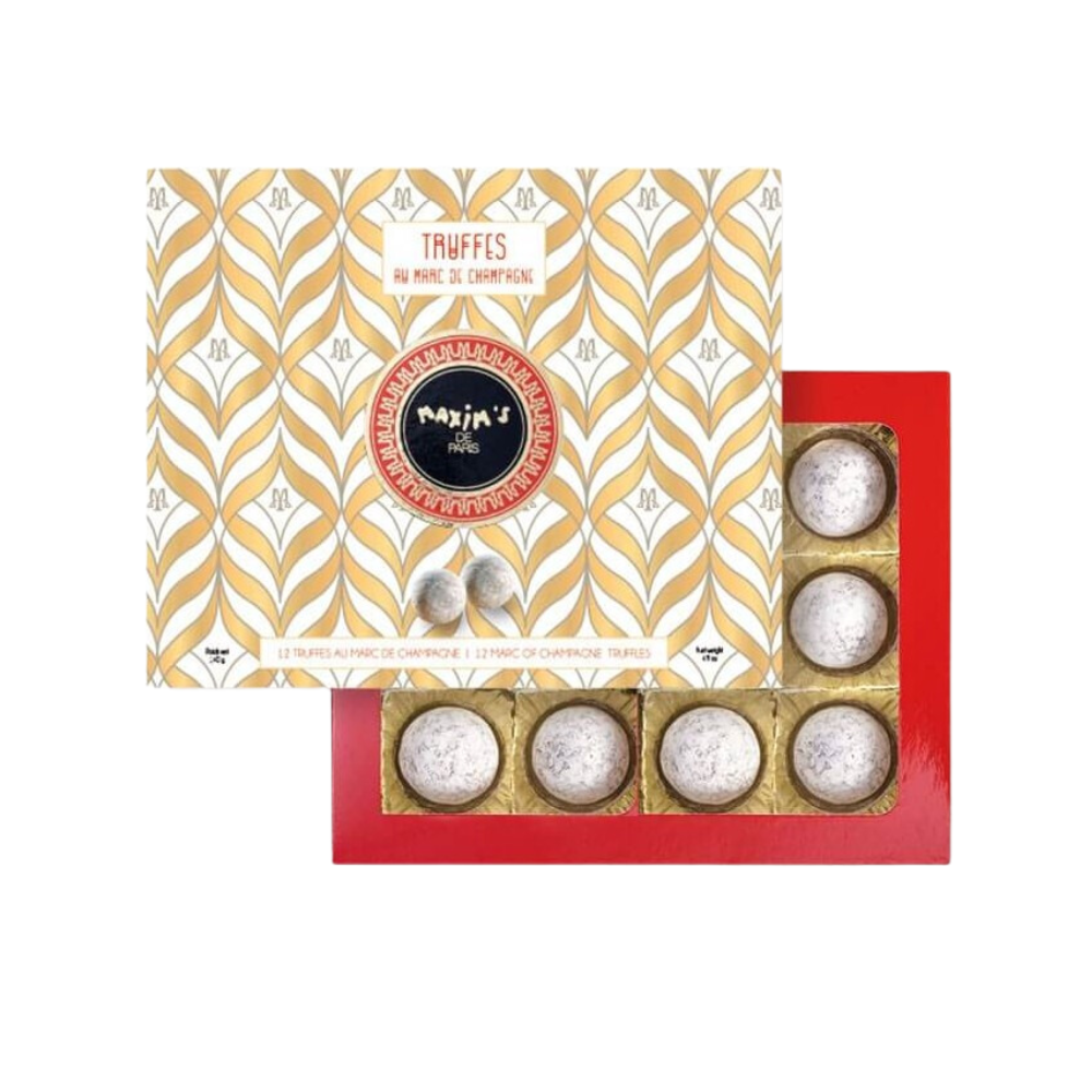 Maxim's Champagne & Cognac Truffles 12pc
