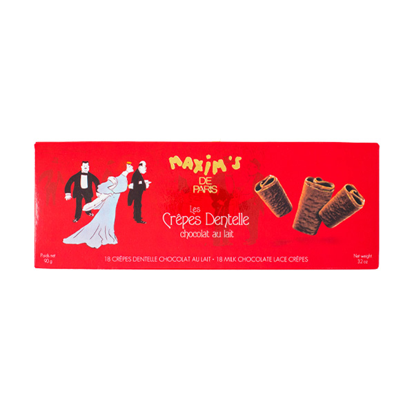 Maxim's Milk Chocolate Lace Crepes 90g