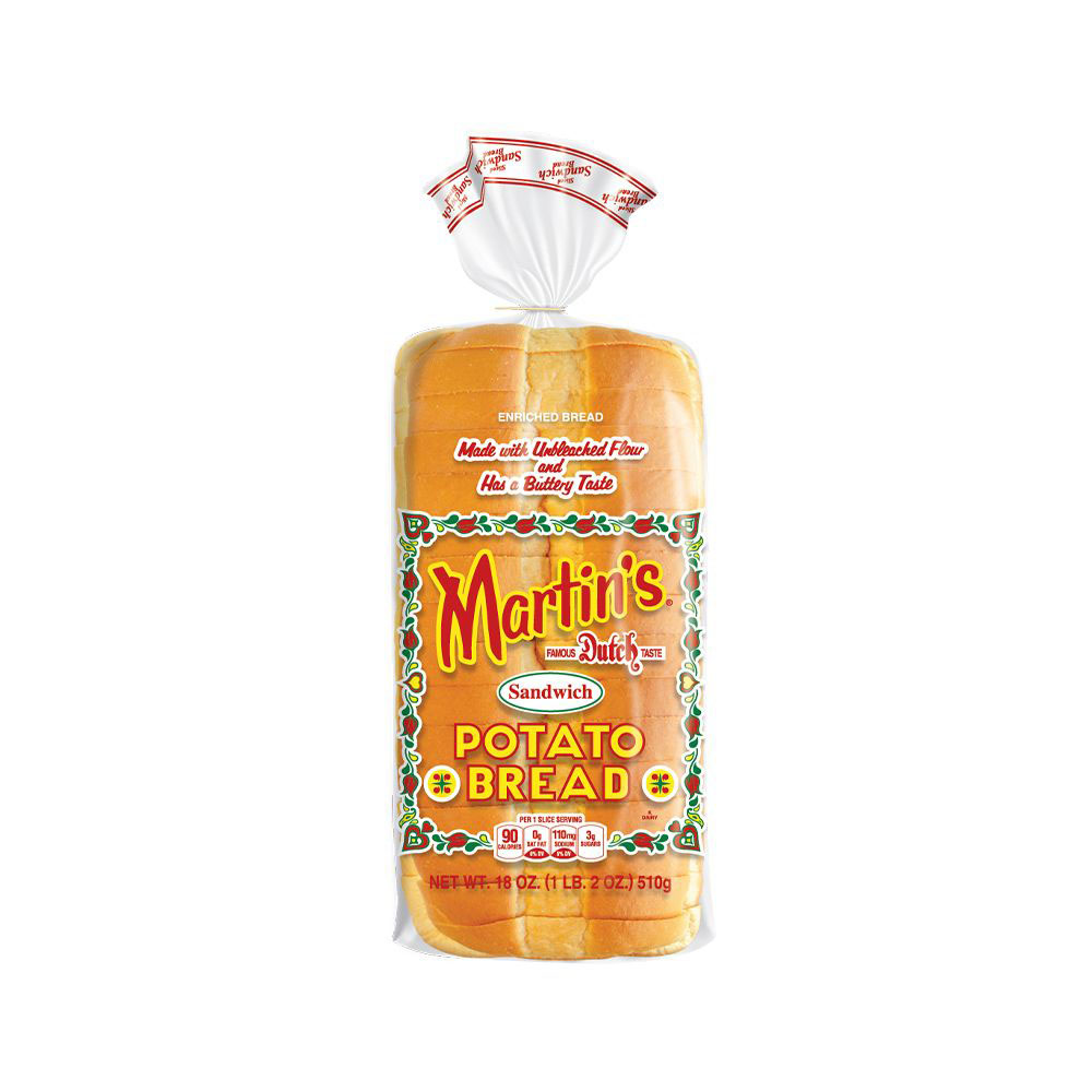 MARTINS SLICED POTATO BREAD 510g