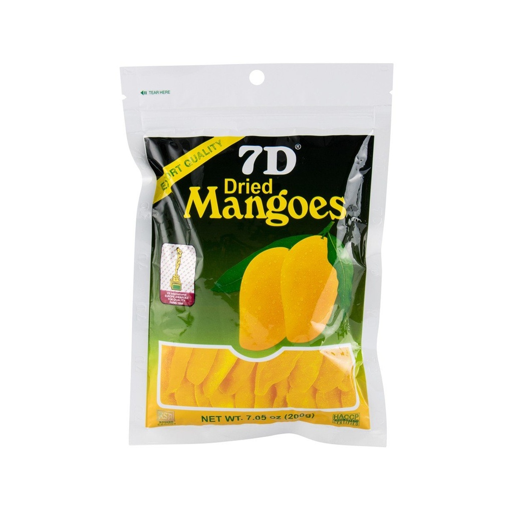 7D Dried Mangos 200G