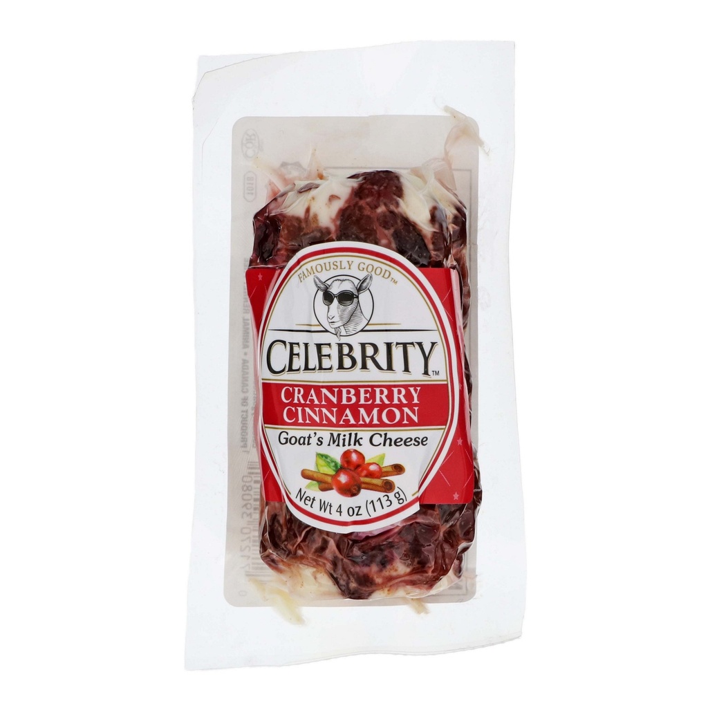 Celebrity Goat Cheese Cranberry 113G