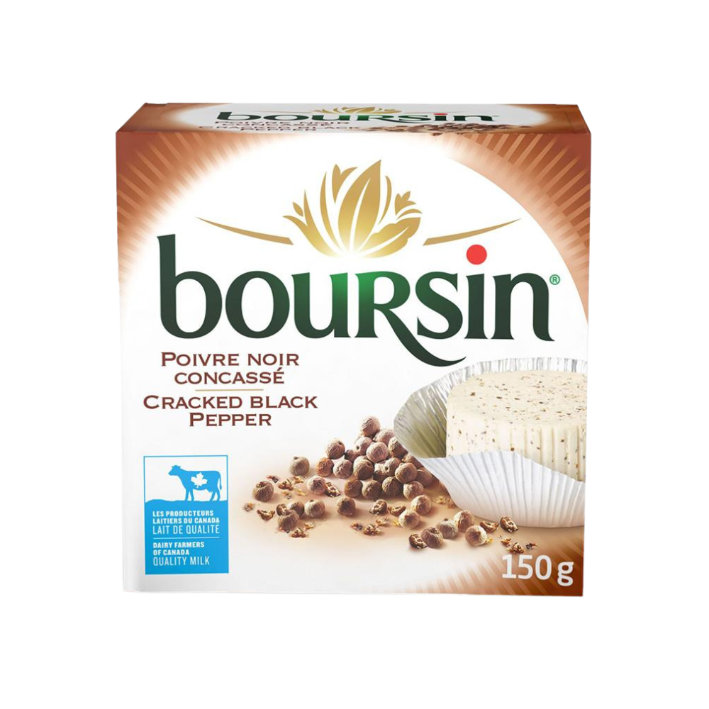 Boursin Cracked Black Pepper 150G