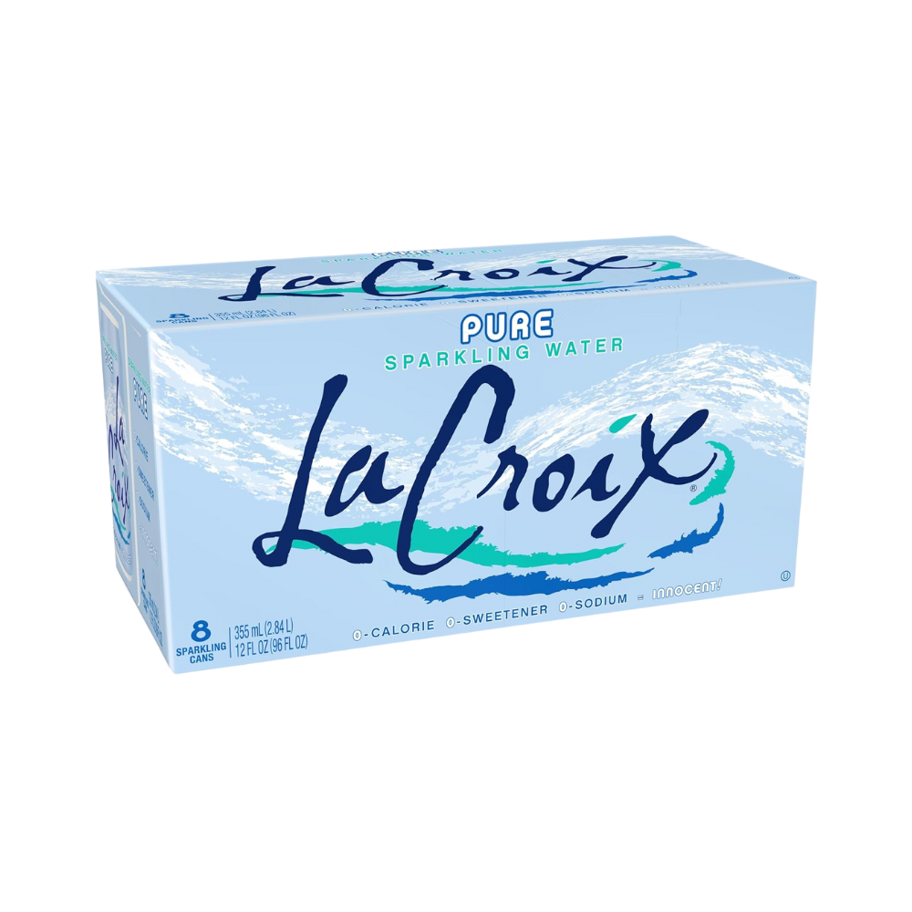 LA CROIX SPARKLING WATER PURE CASE