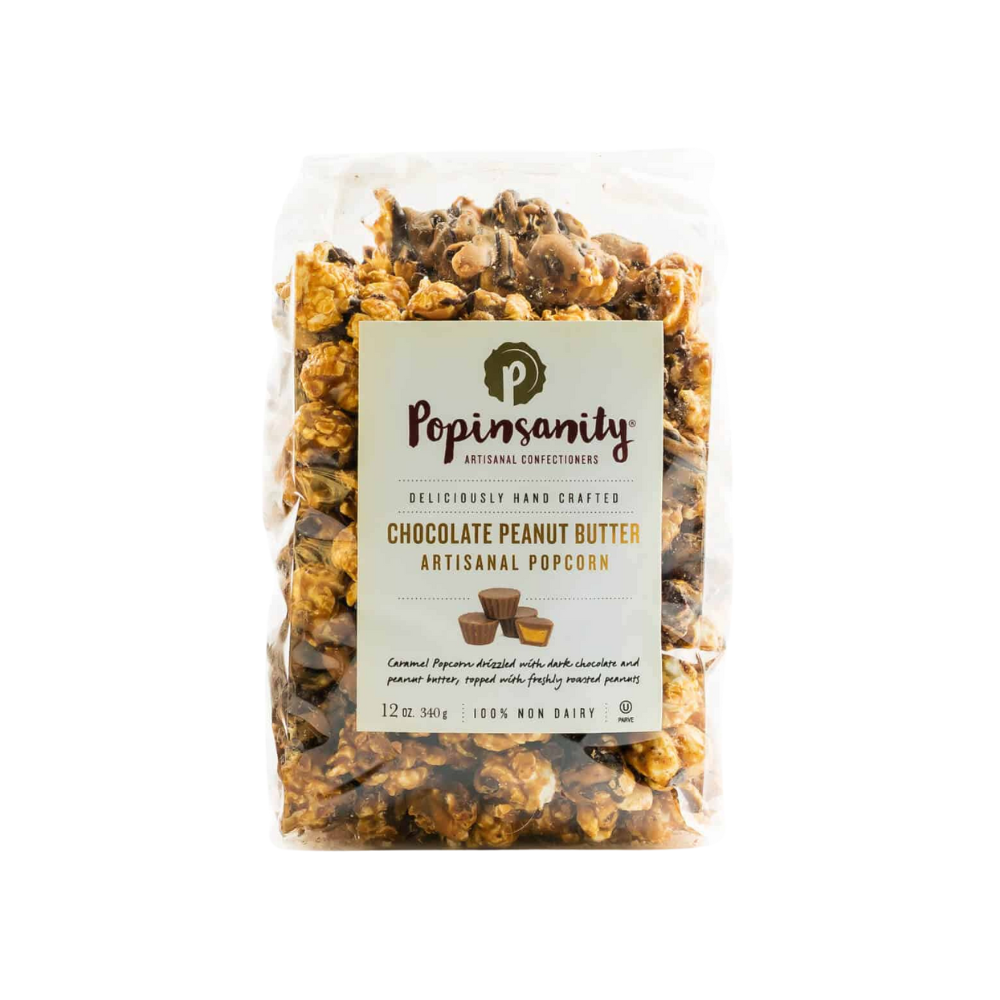 POPINSANITY CHOCOLATE PEANUT BUTTER 12OZ