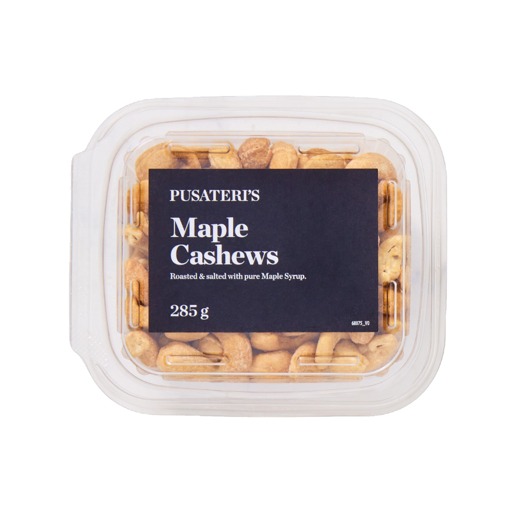 Pusateri's Maple Roasted Cashews 285G