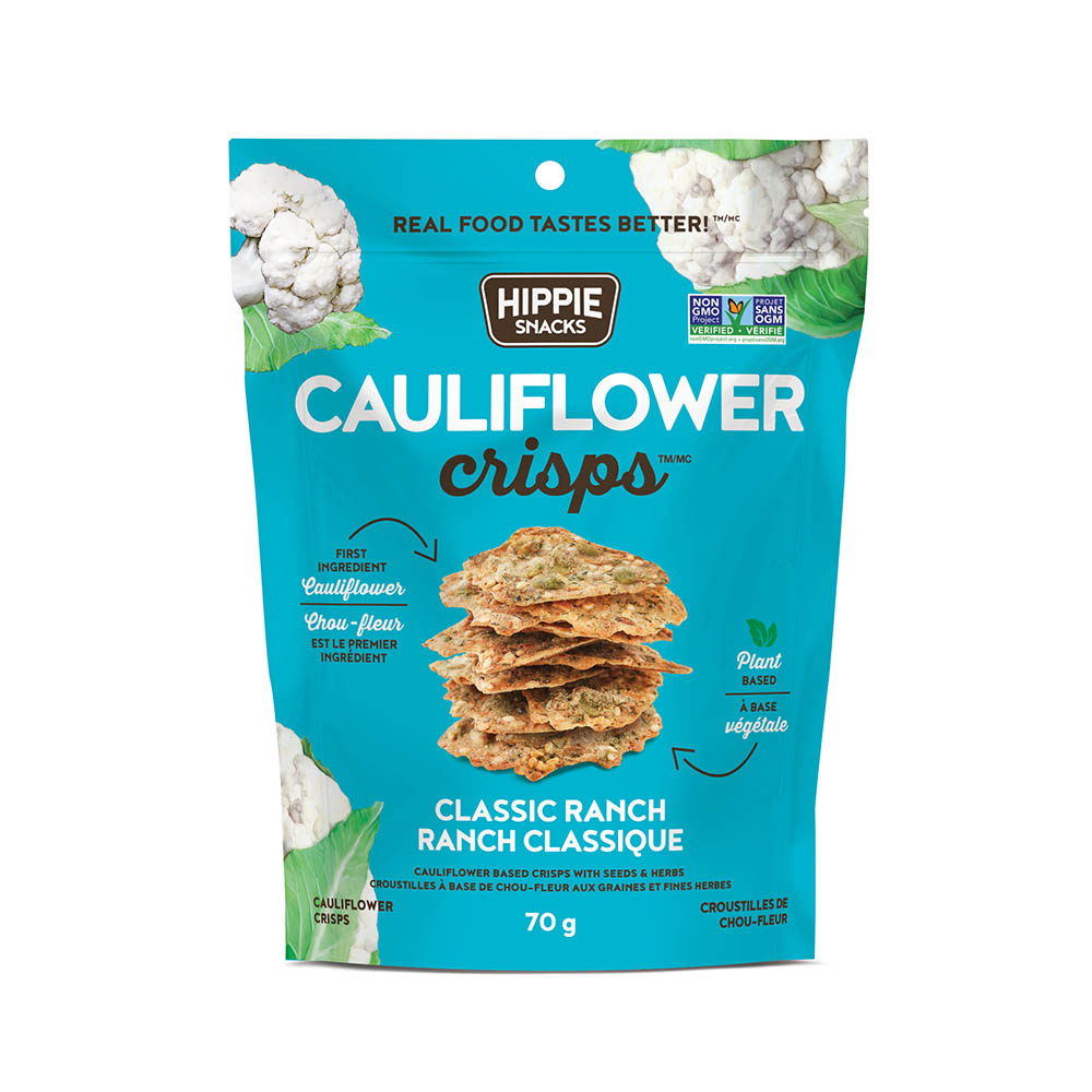 HIPPIE SNACKS CAULIFLOWER CRISPS RANCH