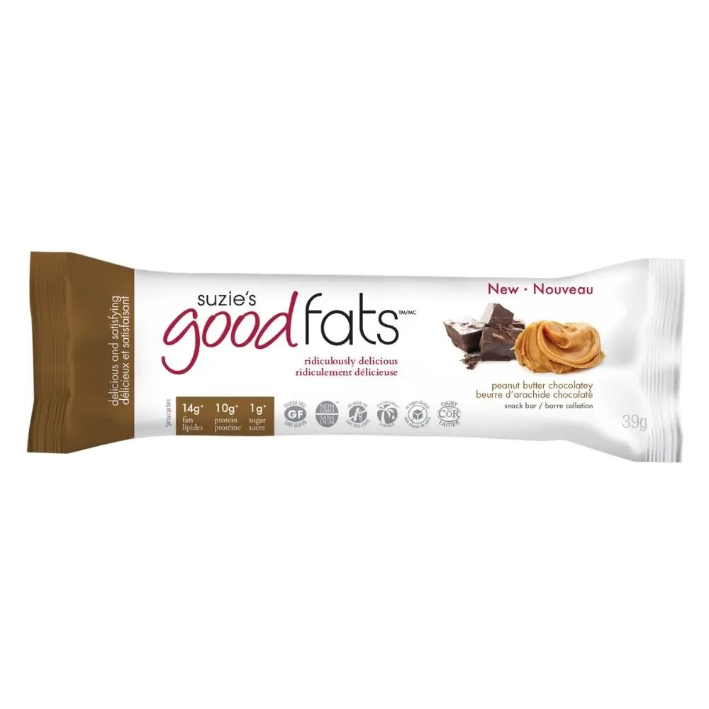 Love Good Fats Peanut Butter Chocolatey Snack Bar 39G