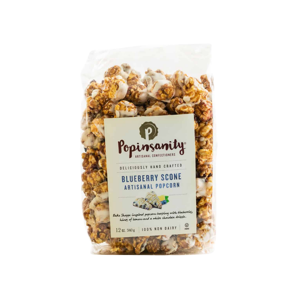 POPINSANITY BLUEBERRY SCONE GOURMET POPCORN 12OZ