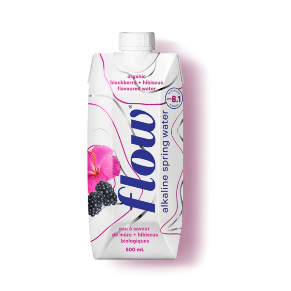 Flow Blackberry Hibiscus Water 500Ml