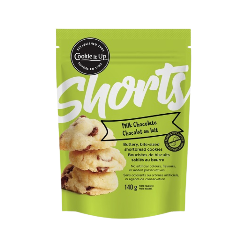 Cookie It Up Milk Chocolate Shorts 140G