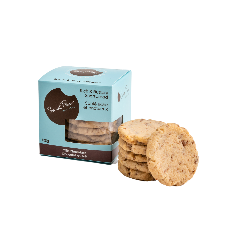 Sweet Flour Chocolate Chip Shortbread 8pc