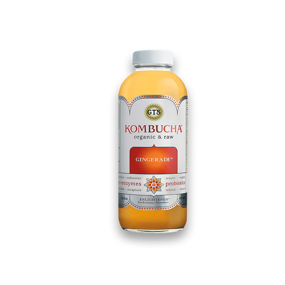 Gt's Kombucha Gingerade 480Ml