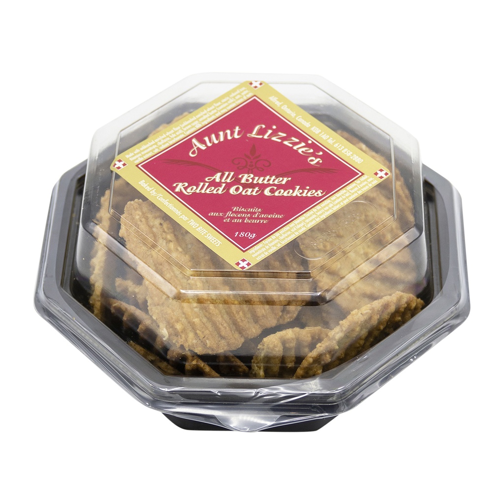 Aunt Lizzie's All Butter Rolled Oat Cookies 180G