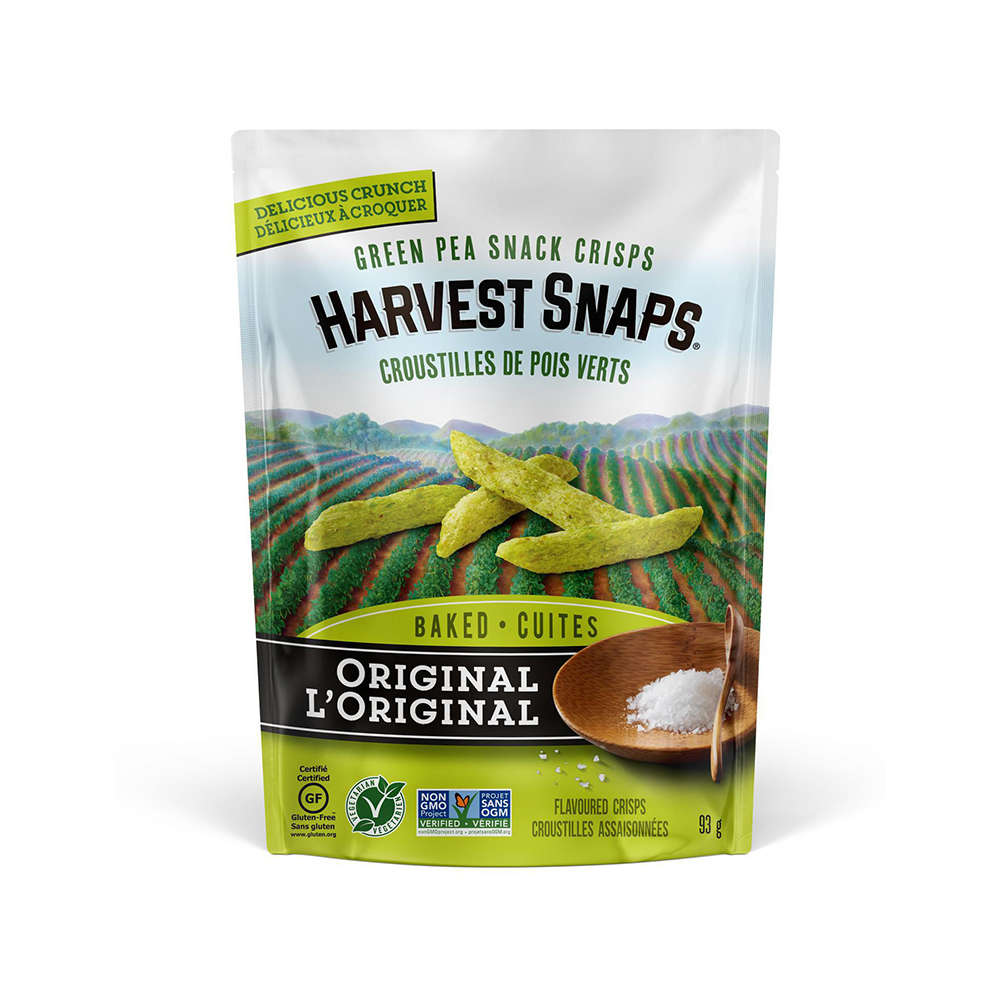 Cablee Harvest Snaps Green Pea Crisps 94G
