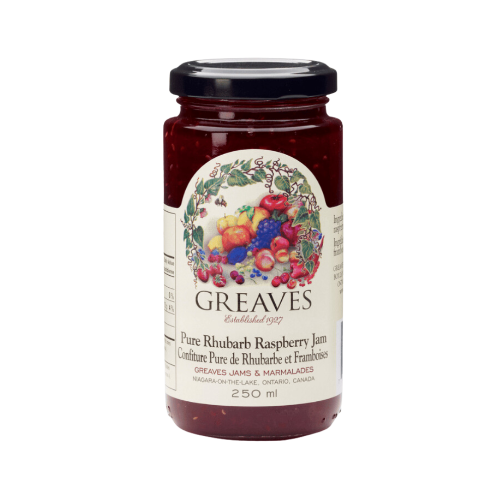 Greaves Rhubarb Raspberry Jam 250ml