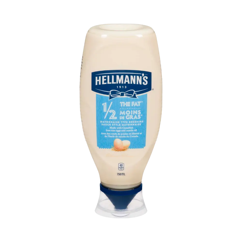 Hellmann's Half The Fat Mayonnaise Type Dressing 750Ml