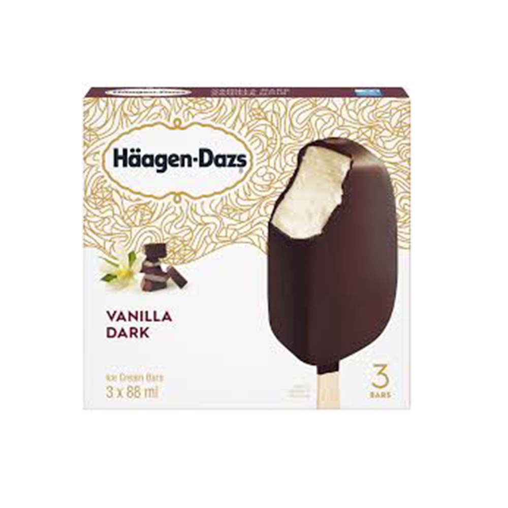 Haagen Dazs Van. And Drk Choco 3pk