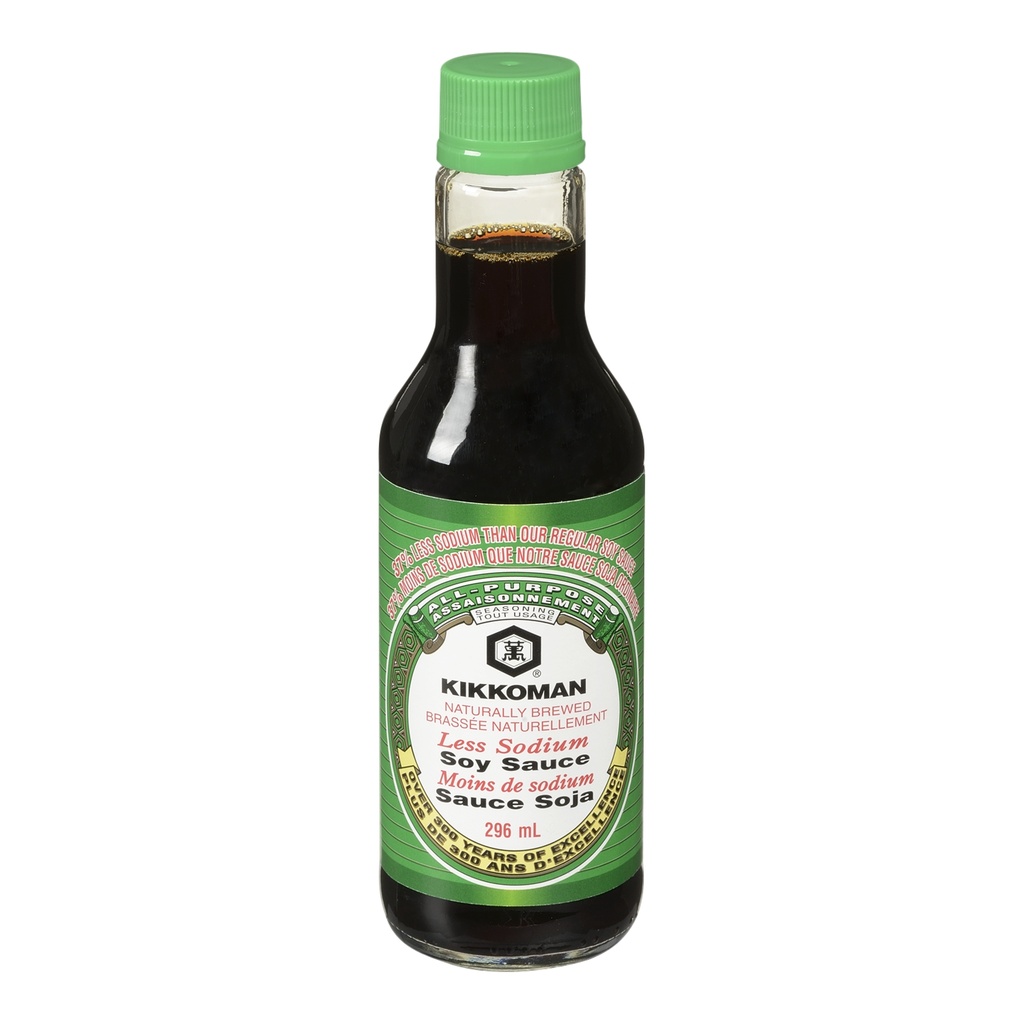 Kikkoman Less Sodium Soy Sauce 296Ml