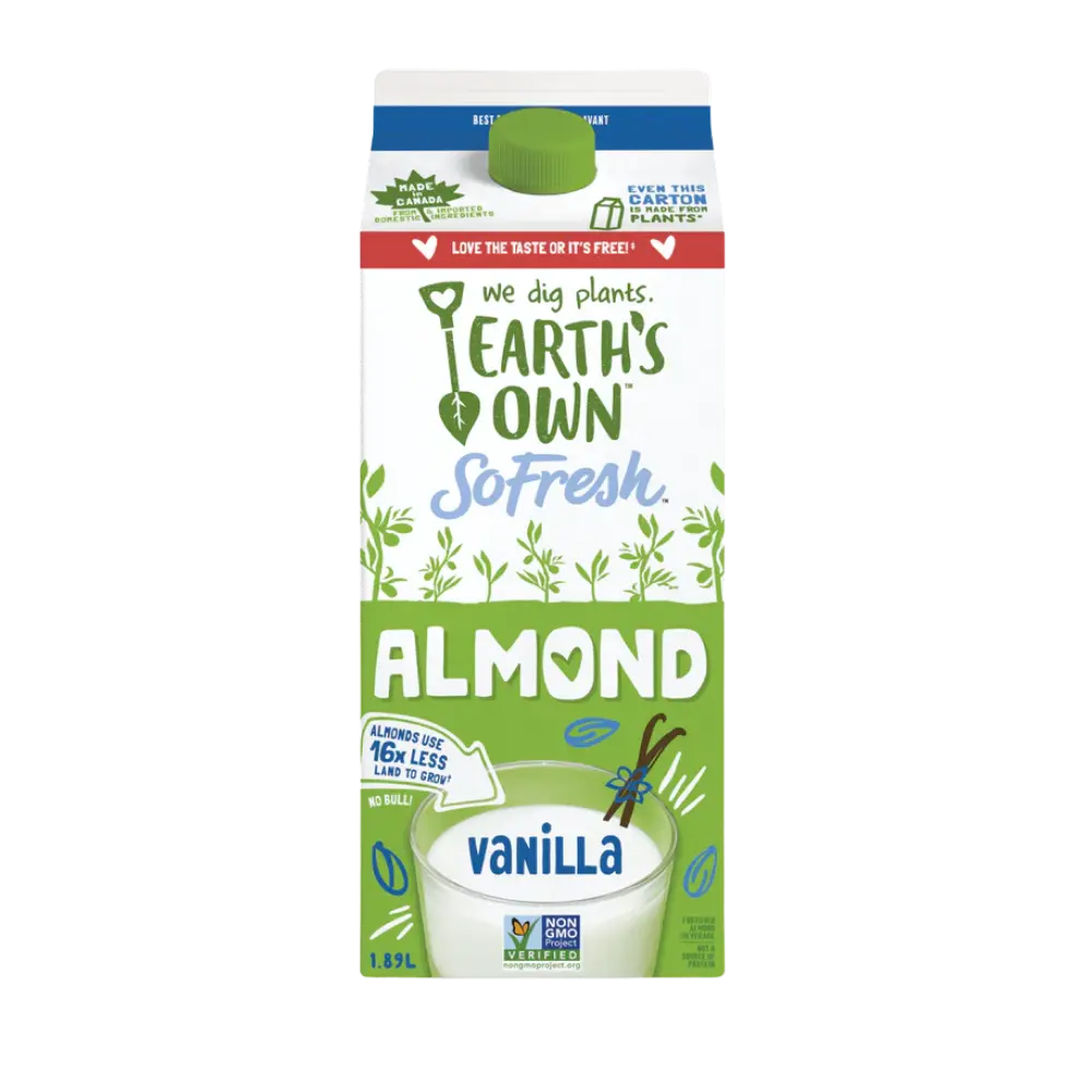 Earth's Own Almond Vanilla 1.89L