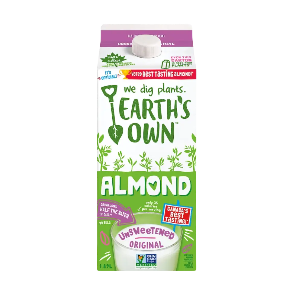 Earth's Own Almond Unsweetened 1.89L