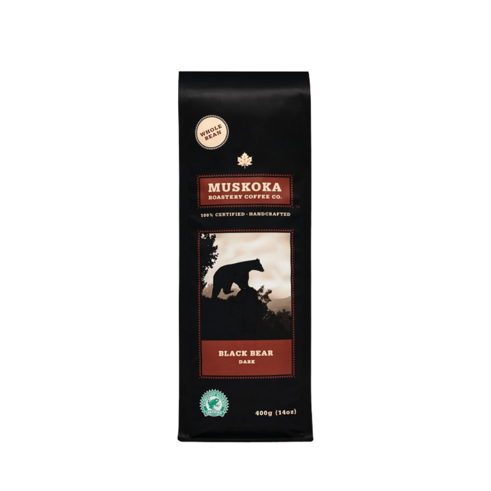 Muskoka Roast Black Bear Whole Bean Coffee 454G