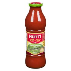 Mutti Tomato Puree With Basil 680Ml
