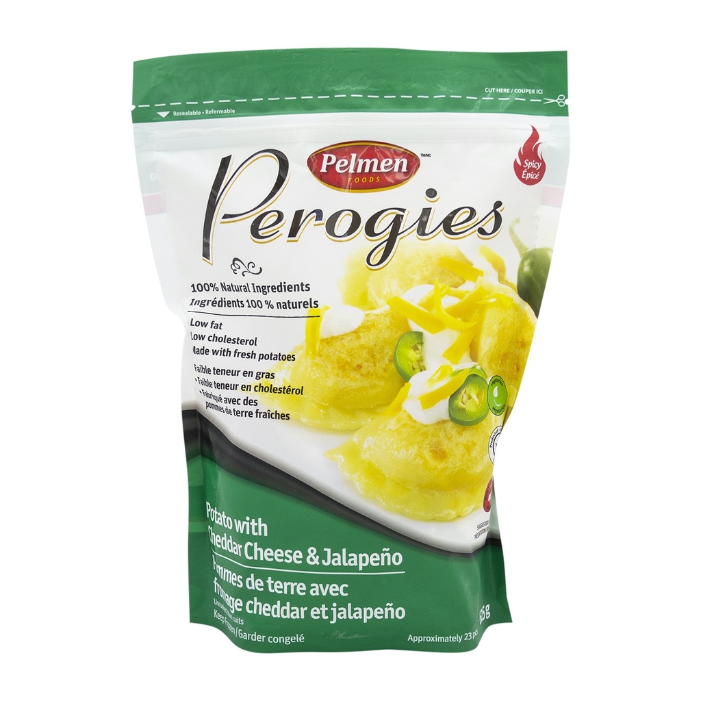 Pelmen Perogies Potato With Cheddar Cheese & Jalapeno 625G