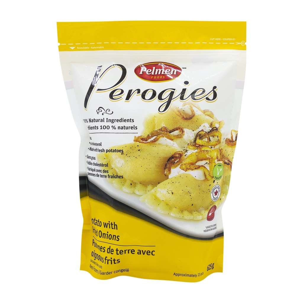 Pelmen Perogies Potato With Fried Onions 625G